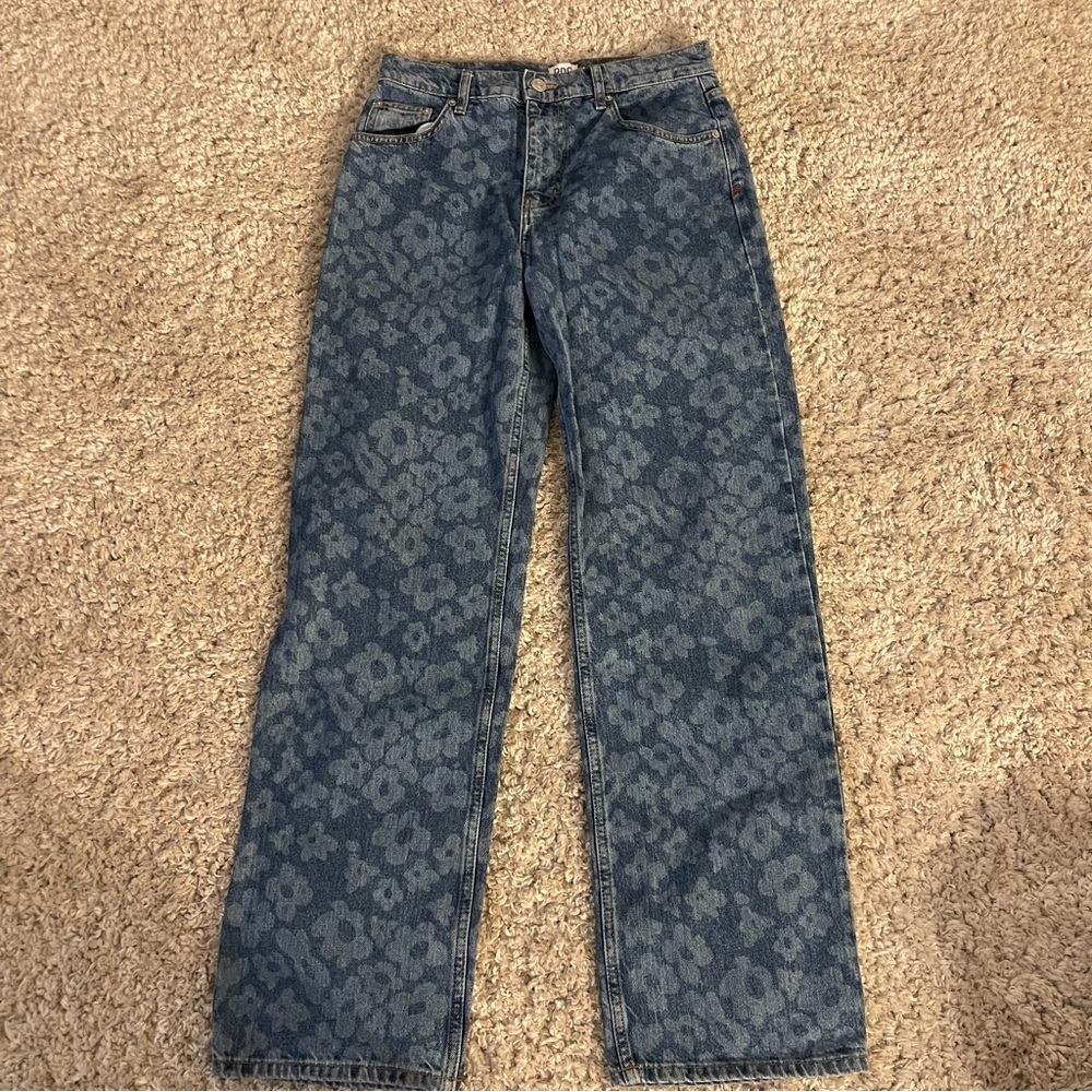 BDG Urban Outfitters Skate Fit Floral Pattern Jeans 30x32